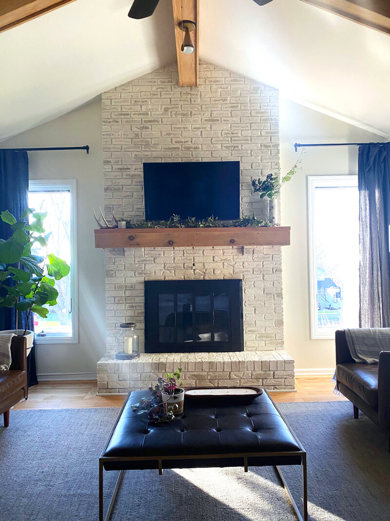 How To Mount A Tv Over Brick Fireplace, Mount Flat Screen Above Fireplace