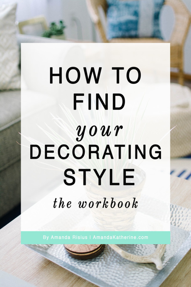 How To Find Your Decorating Style with Workbook