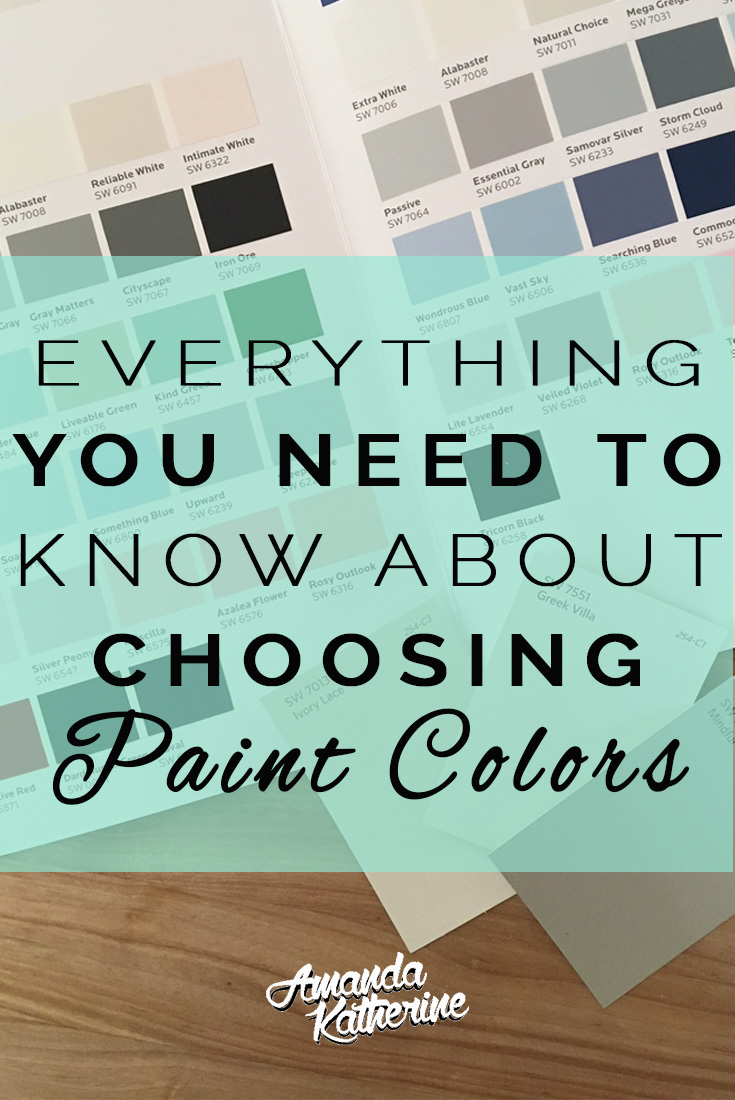 everything you ned to know about choosing paint colors. with so many options it can be hard to know how to choose the right color for your home. read on for 4 tips to choosing the right colors