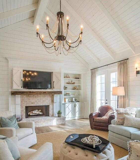 Best Lighting For Vaulted Ceilings, How To Put Chandelier On High Ceiling
