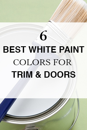 6 Best White Paint Colors for Trim & Doors - Amanda Katherine