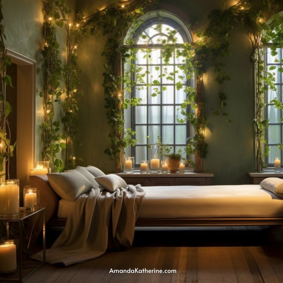 green accent wall ideas | bedroom wall ideas