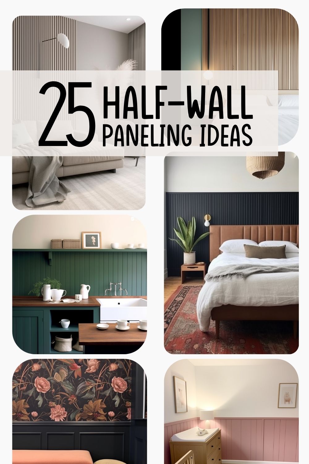 half wall paneling ideas